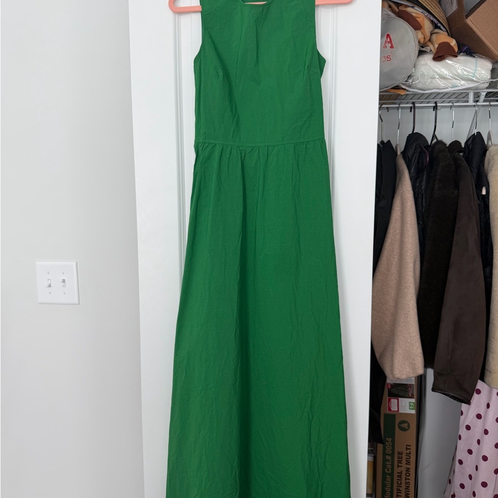 COS Green Sleeveless Maxi Dress